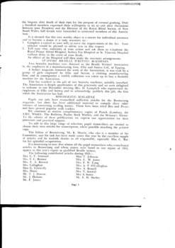 Annual Report by the committee for the year