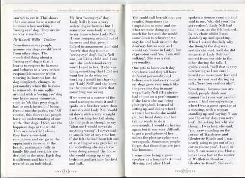 Recollections of Lady Nell dogs in the past