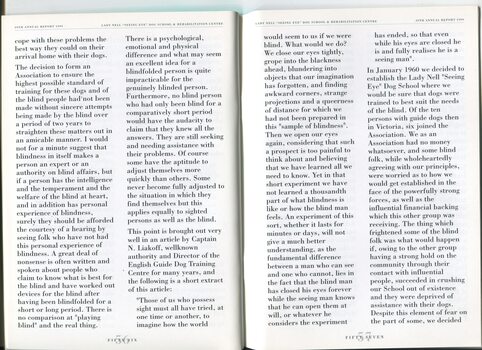 History on the establishment of Seeing Eye Dogs