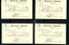 Index cards sent to transcriber acknowledging receipt of volumes