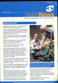 Newsletter with text and images