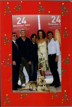 Group photo taken at Carols by Candlelight launch in 2004