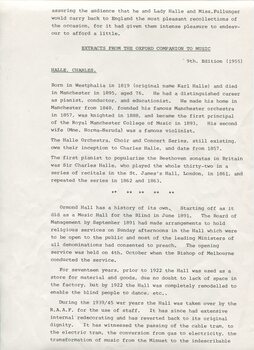 Brief overview of the history of Ormond Hall