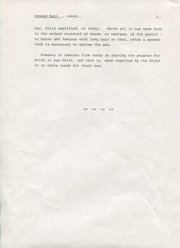 Brief overview of the history of Ormond Hall