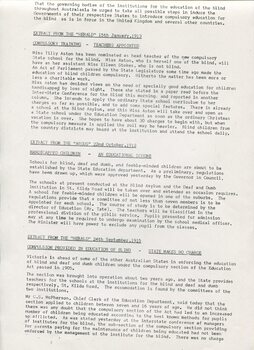 Newspaper extracts about various educational topics
