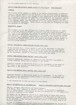 Newspaper extracts about various educational topics