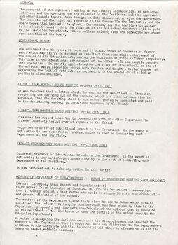 Newspaper extracts about various educational topics