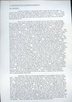 Dr Hoover's observations on confident mobility