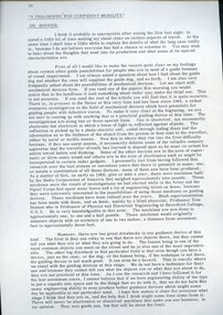 Dr Hoover's observations on confident mobility