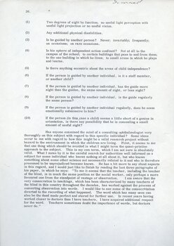 Dr Hoover's observations on confident mobility