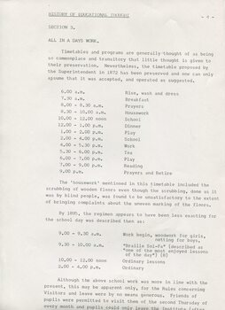 Study of Victorian era education for blind and low vision students