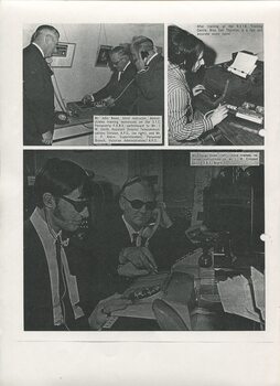 Image of people training as switchboard operators