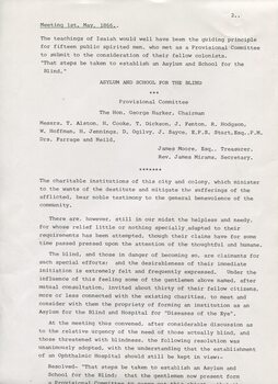Chronological history of RVIB 1866-1970