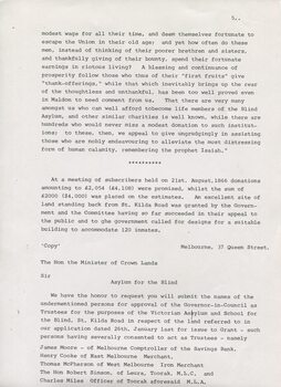 Chronological history of RVIB 1866-1970