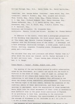 Chronological history of RVIB 1866-1970