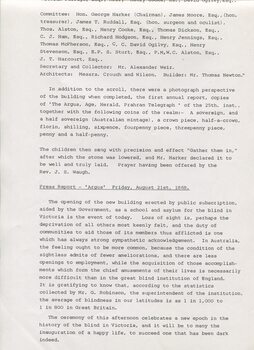 Chronological history of RVIB 1866-1970