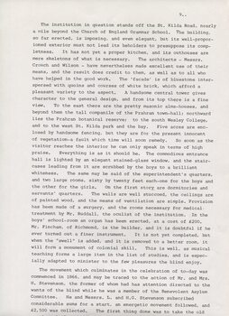 Chronological history of RVIB 1866-1970