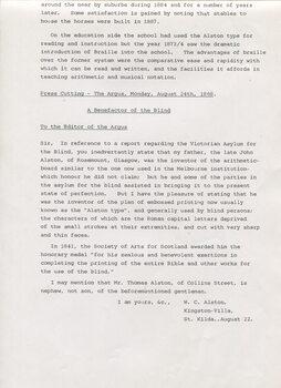 Chronological history of RVIB 1866-1970