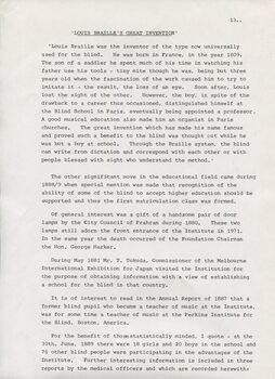 Chronological history of RVIB 1866-1970