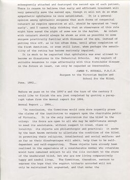 Chronological history of RVIB 1866-1970