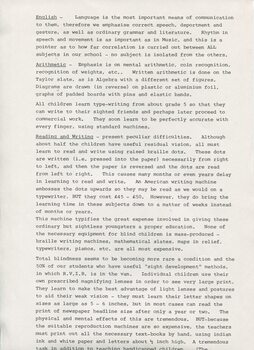 Overview of school and subjects taught