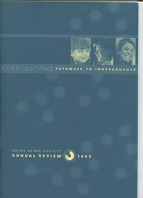 Front cover with three images of clients