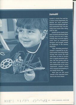 Image and brief biography of client Jamahl