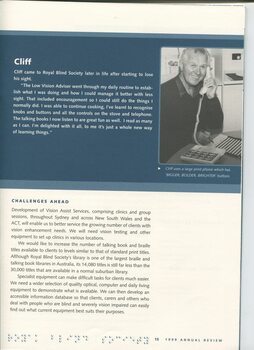 Image and brief quote from client Cliff