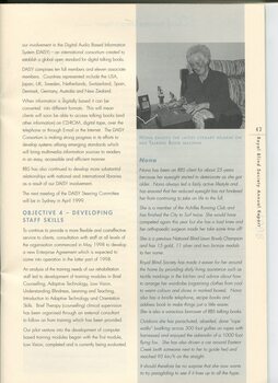 CEO's report with profile of client Nona