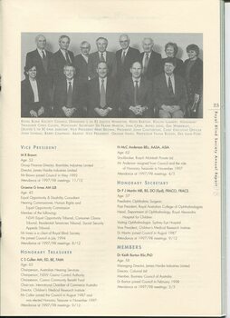 Corporate governance information for the Society