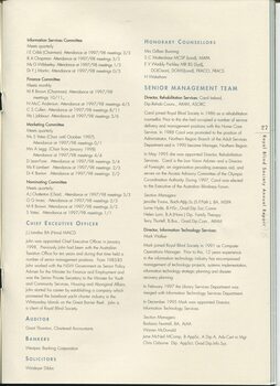 Corporate governance information for the Society