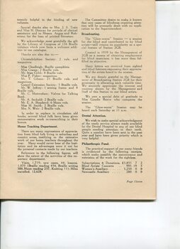 Committee report on activities occurring during the year