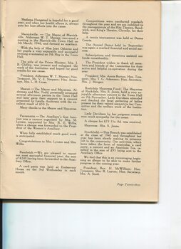 Report of the Royal Sydney Industrial Blind Institution Women's Auxiliary