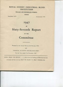 Title page with request to 'Kindly read'