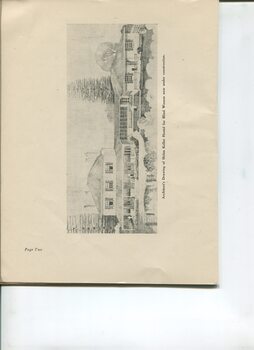 Architect's drawing of proposed Helen Keller hostel for women
