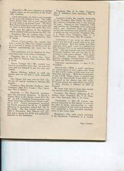 Royal Sydney Industrial Blind Institution Women's Auxiliary report