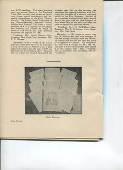 Royal Sydney Industrial Blind Institution Women's Auxiliary report