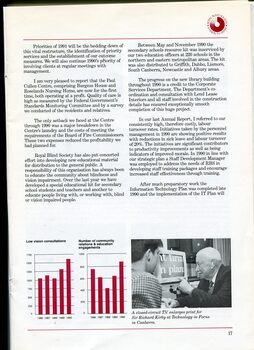 General manager's report on activities during the year