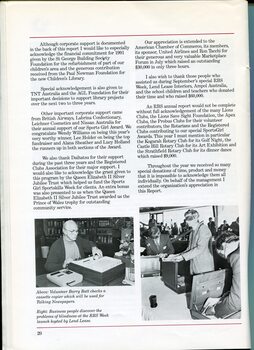 General manager's report on activities during the year