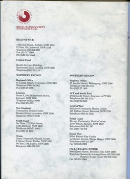 Listing of locations, contact information and addresses
