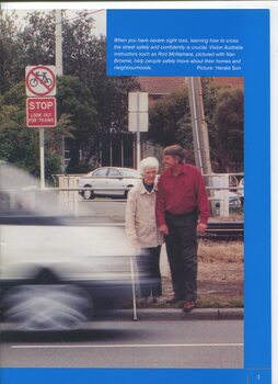 Nan Browne with Rod McNamara at a rail crossing