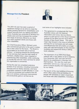 President's report on activities during the financial year