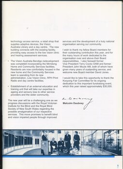 President's report on activities during the financial year