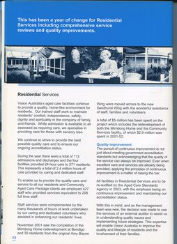 Residential Services overview and highlights of the year