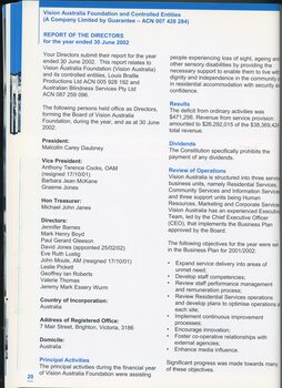 Directors report and review of operations