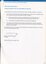Directors declaration and signature of Malcolm Daubney