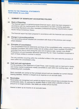 Notes to and forming part of the financial statements