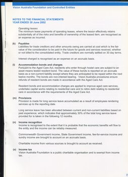 Notes to and forming part of the financial statements
