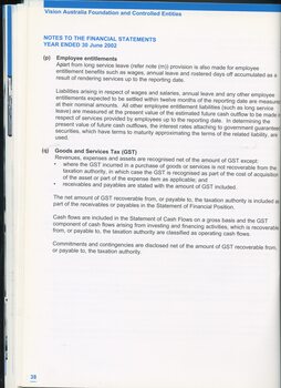 Notes to and forming part of the financial statements