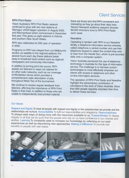 Overview of activities over the year within Client Services